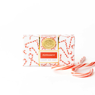 8 Oak Lane Peppermint Wrapped Bar Soap