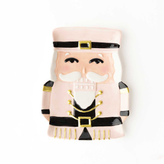 8 Oak Lane Pink Nutcracker Dessert Plate