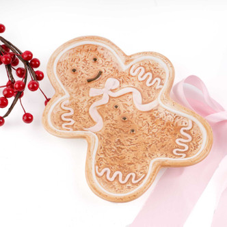 8 Oak Lane Gifts Gingerbread Dessert Plate