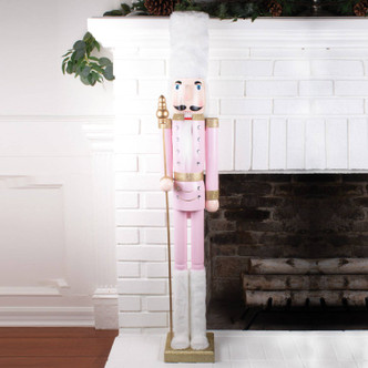 8 Oak Lane Pink 4ft Nutcracker