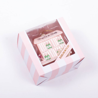 8 Oak Lane Gifts Bubbly Cart Boxed Glass Ornament