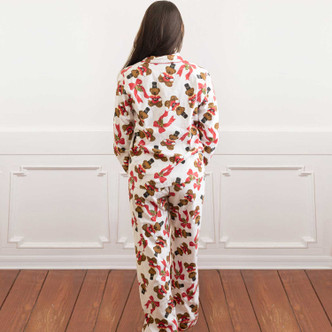 8 Oak Lane Teddies Flannel PJ Set