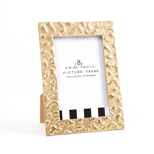 8 Oak Lane Accent Gold Leopard 4x6 Picture Frame