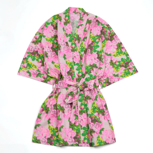 8 Oak Lane Spa Rose Garden Kimono Robe