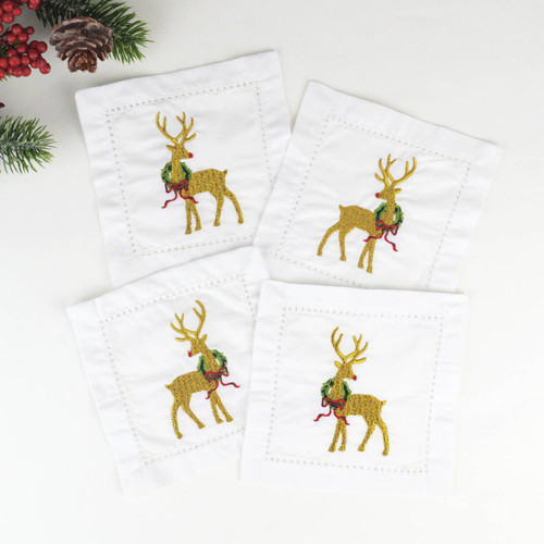 Gingerbread Embroidered Napkins - … curated on LTK
