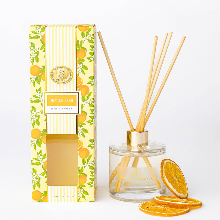 8 Oak Lane Orange Basil Reed Diffuser