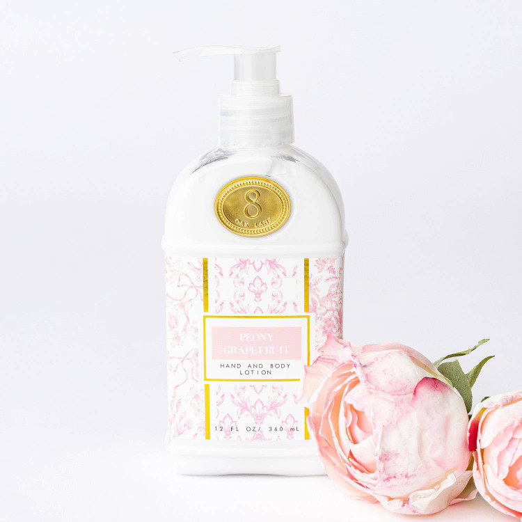 8 Oak Lane Peony Grapefruit 300ml Hand & Body Lotion