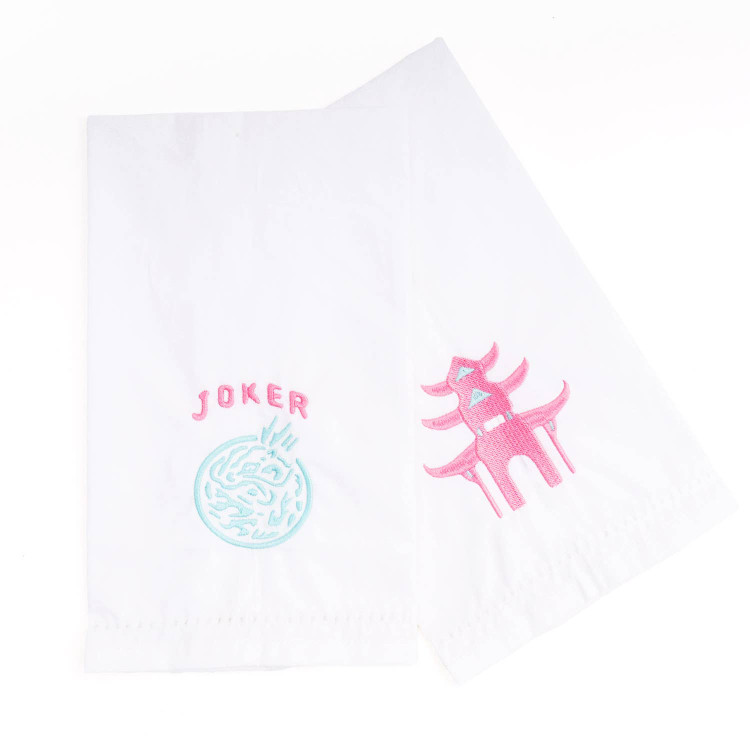 8 Oak Lane Mahjong Embroidered Bar Towel Set