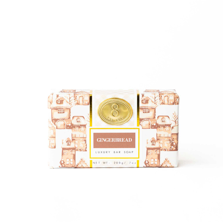 8 Oak Lane Gingerbread Wrapped Bar Soap