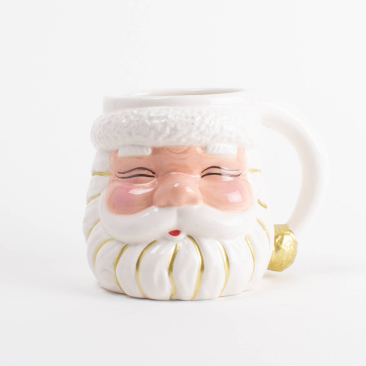 8 Oak Lane White Santa Mug