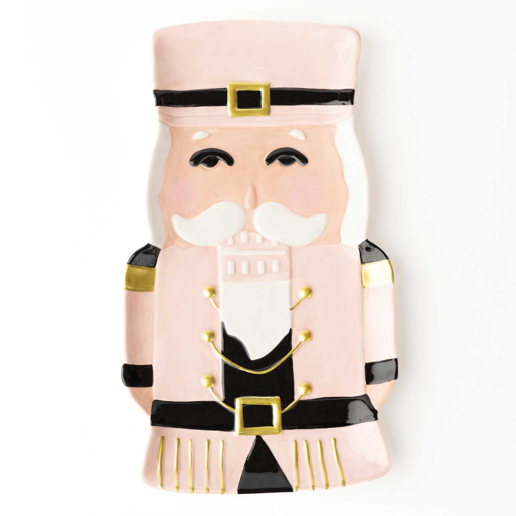 8 Oak Lane Pink Nutcracker Platter