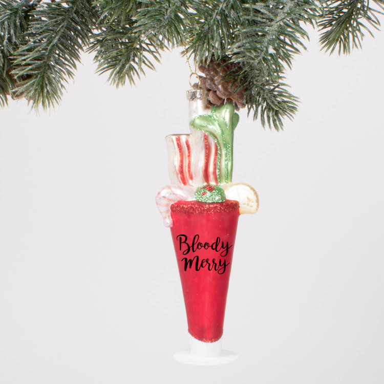 8 Oak Lane Bloody "Merry" Boxed Ornament