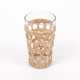 8 Oak Lane Gifts Natural Rattan Tumbler Glass