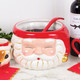 8 Oak Lane Party Red Santa Punch Bowl & Ladle