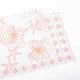 Octopus Reversible Placemat- Coral