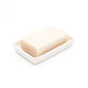 Cermaic Textured Soap Dish- White