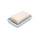 Cermaic Textured Soap Dish- Blue