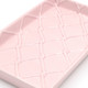 alt image of 8 Oak Lane Cermaic Guest Towel Tray- Pink