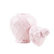 Ginger Jar - Large- Pink Textured