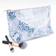 Image of 8 Oak Lane Hydrangea Stem Clear Coated Travel Cosmetic Case