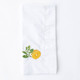 Image of 8 Oak Lane Orange Blossom Embroidered Dinner Napkin