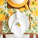 8 Oak Lane Orange Blossom Reversible Placemat