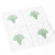 Image of 8 Oak Lane Deco Palm Embroidered Cocktail Napkin Set
