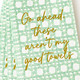 Image of 8 Oak Lane Green Cane Paper Guest Towel Packs