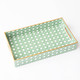 8 Oak Lane Green Cane Vanity Tray