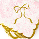 Image of 8 Oak Lane Pink Bow Toile Paper Beverage Napkin Packs