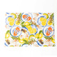 Image of 8 Oak Lane Lemon Santorini Reversible Placemat