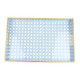 8 Oak Lane Blue Cane Rectangular Tray