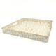 8 Oak Lane Natural Leopard Square Tray