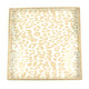 8 Oak Lane Natural Leopard Square Tray