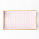 Image of 8 Oak Lane Pink Cane Vanity Tray