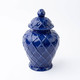 8 Oak Lane AE4Navy Textured Ginger Jar - Large
