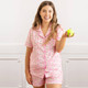 8 Oak LaneTennis Dot Short Jersey PJ Set