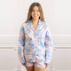 8 Oak LaneHydrangea Pink PJ Set with Shorts & Long Sleeve Top