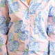 Image of 8 Oak Lane Hydrangea Pink PJ Set with Shorts & Long Sleeve Top
