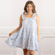 8 Oak LaneFrench Rose Tie Top Ruffle Dress