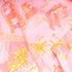 Sunset Toile Smocked Flutter Sleeve Dress