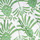 Detail of 8 Oak Gifts Green Deco Palm Smocked Flutter Sleeve Dress