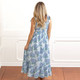8 Oak LaneHydrangea Stem Tie Top Smocked Dress
