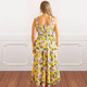 8 Oak LaneLemon Santorini Tie Top Smocked Dress