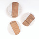 Marble & Wood Round Coaster Set