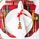 Detail of 8 Oak Lane Teddy Bear Embroidered Dinner Napkin