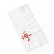 8 Oak Lane image of Candy Cane Embroidered Dinner Napkin