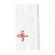 Detail of 8 Oak Lane Candy Cane Embroidered Dinner Napkin