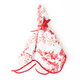 8 Oak Lane Santa Toile Scalloped Dinner Napkin