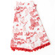 8 Oak Lane image of Santa Toile PomPom Kitchen Towel Set